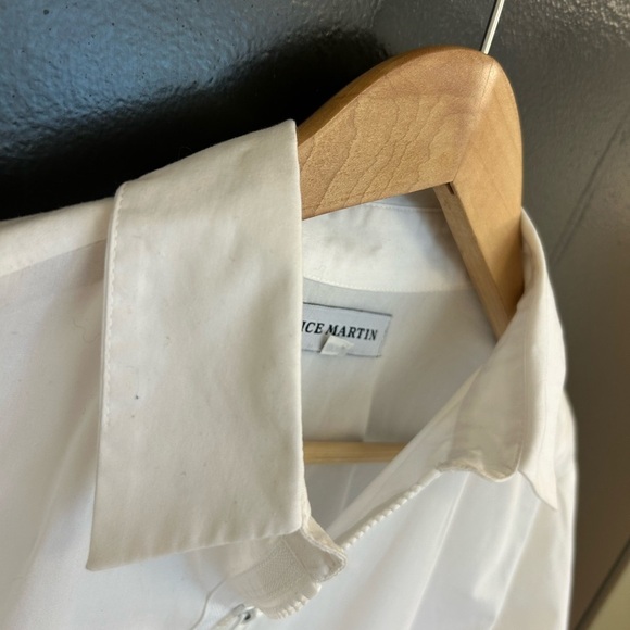 Nice Martin NWOT XS (very oversized) dress shirt dress with slight clear bottom - Picture 4 of 14